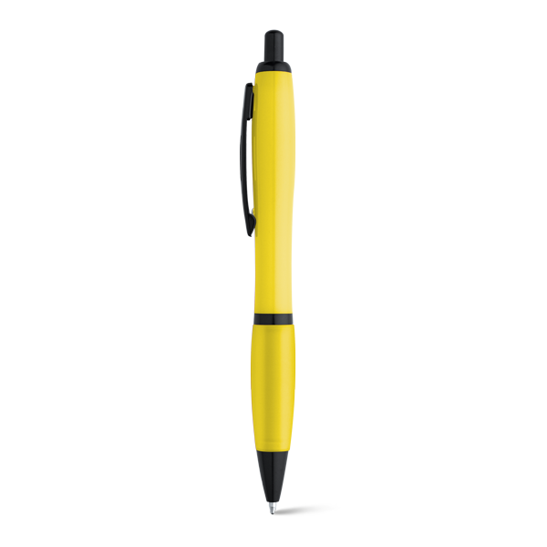 FUNK. Stylo à bille. Jaune Jaune, à personnaliser avec le logo de votre club. FUNK. Stylo à bille. Jaune Jaune