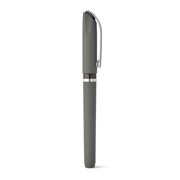 BOLT. Stylo à bille. Gris Gris, à personnaliser avec le logo de votre club. BOLT. Stylo à bille. Gris Gris