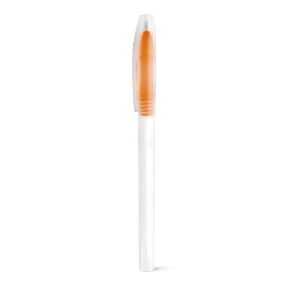 LUCY. Stylo à bille. Orange Orange, à personnaliser avec le logo de votre club. LUCY. Stylo à bille. Orange Orange