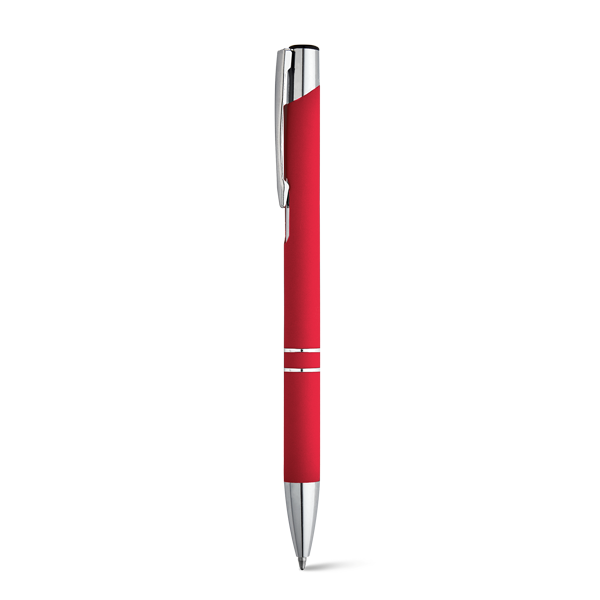 BETA SOFT. Stylo à bille. Rouge Rouge, à personnaliser avec le logo de votre club. BETA SOFT. Stylo à bille. Rouge Rouge