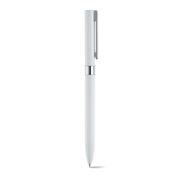 CLARE. Stylo à bille. Blanc Blanc, à personnaliser avec le logo de votre club. CLARE. Stylo à bille. Blanc Blanc