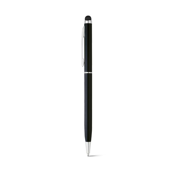 ZOE BK. Stylo à bille. Noir Noir, à personnaliser avec le logo de votre club. ZOE BK. Stylo à bille. Noir Noir
