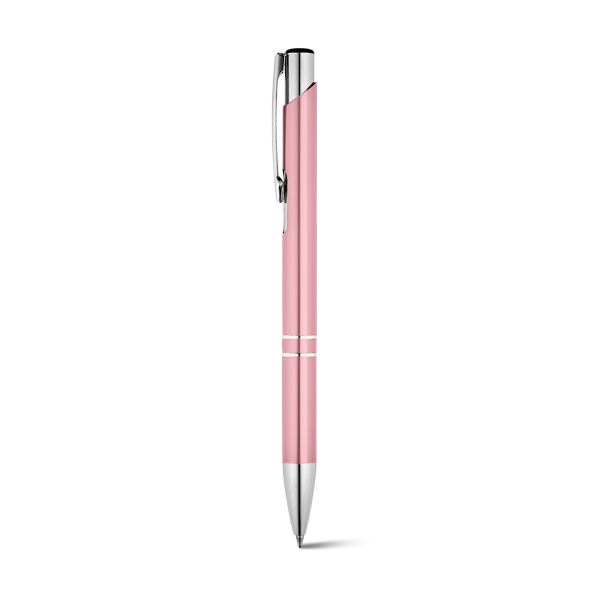 BETA BK. Stylo à bille. Rose Rose, à personnaliser avec le logo de votre club. BETA BK. Stylo à bille. Rose Rose