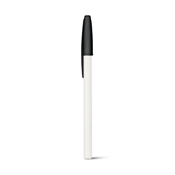 CORVINA. Stylo à bille. Noir Noir, à personnaliser avec le logo de votre club. CORVINA. Stylo à bille. Noir Noir