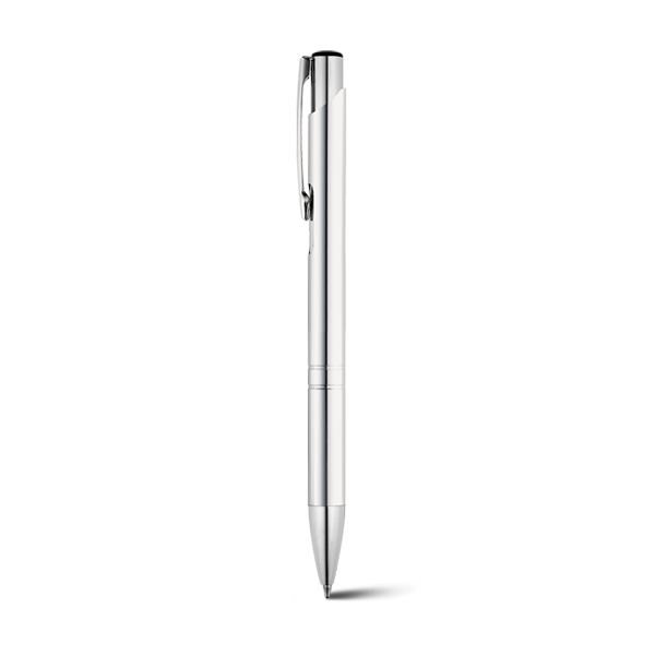 BETA. Stylo à bille. Argenté Argent, à personnaliser avec le logo de votre club. BETA. Stylo à bille. Argenté Argent