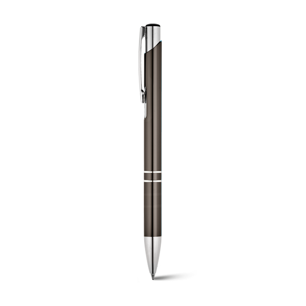 BETA. Stylo à bille. Gun metal Metal, à personnaliser avec le logo de votre club. BETA. Stylo à bille. Gun metal Metal
