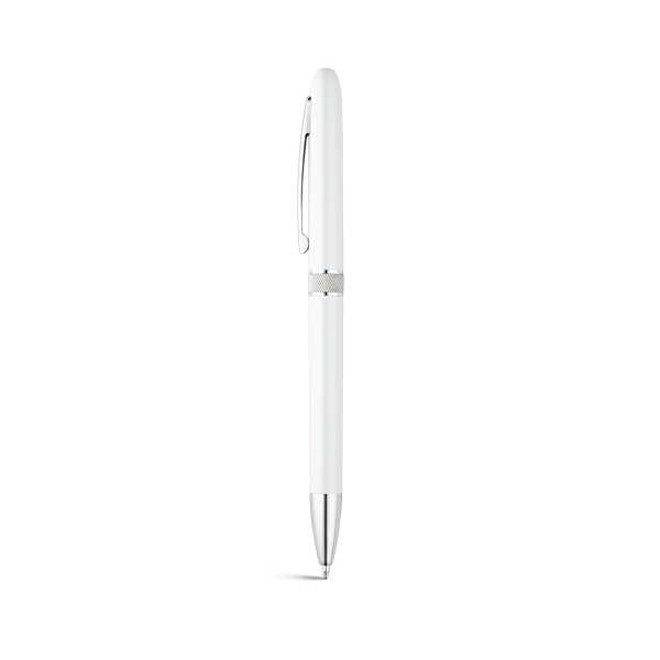 LENA. Stylo à bille. Blanc Blanc, à personnaliser avec le logo de votre club. LENA. Stylo à bille. Blanc Blanc