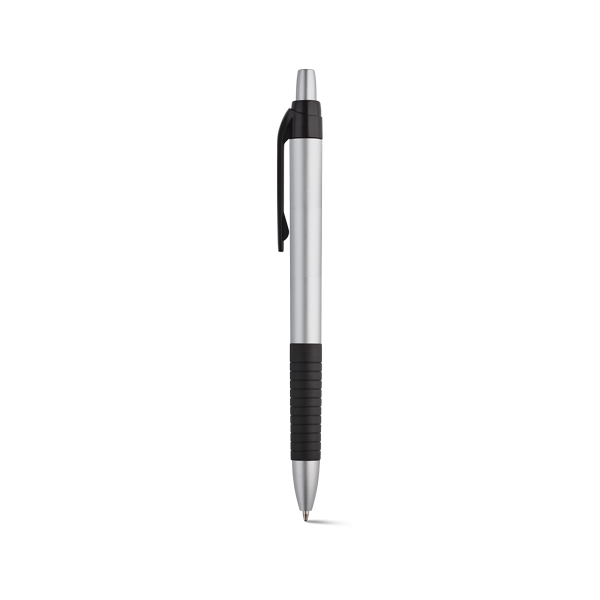 CURL. Stylo à bille. Argenté satiné Argent, à personnaliser avec le logo de votre club. CURL. Stylo à bille. Argenté satiné Argent
