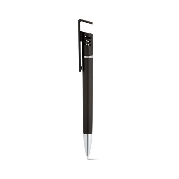 TECNA. Stylo à bille. Noir Noir, à personnaliser avec le logo de votre club. TECNA. Stylo à bille. Noir Noir