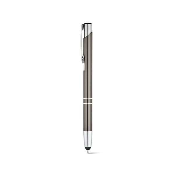 BETA TOUCH. Stylo à bille. Gun metal Metal, à personnaliser avec le logo de votre club. BETA TOUCH. Stylo à bille. Gun metal Metal