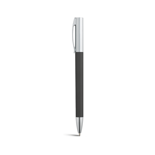 ELBE. Stylo à bille. Noir Noir, à personnaliser avec le logo de votre club. ELBE. Stylo à bille. Noir Noir