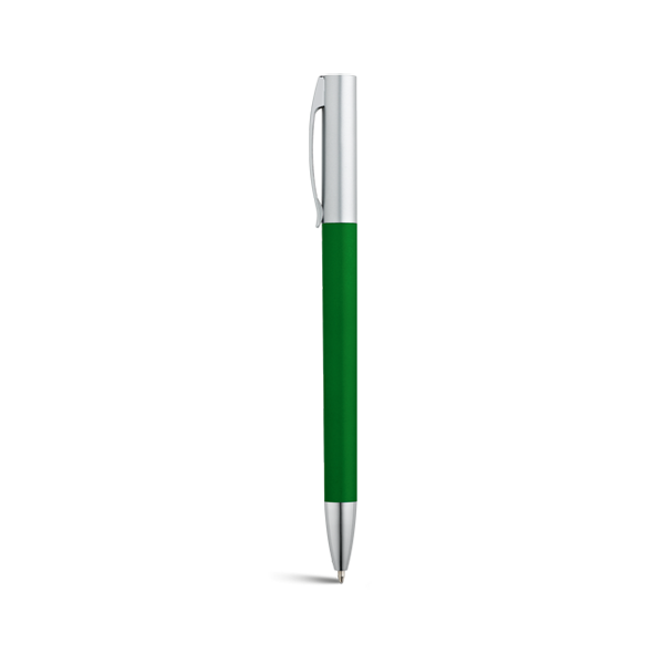 ELBE. Stylo à bille. Vert Vert, à personnaliser avec le logo de votre club. ELBE. Stylo à bille. Vert Vert