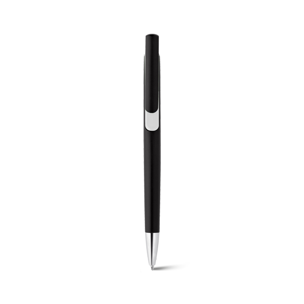 PO. Stylo à bille. Argenté satiné Argent, à personnaliser avec le logo de votre club. PO. Stylo à bille. Argenté satiné Argent