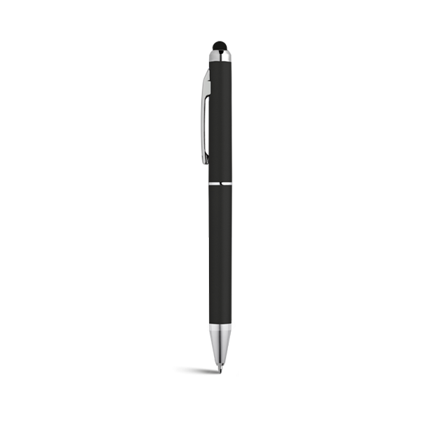 ESLA. Stylo à bille. Noir Noir, à personnaliser avec le logo de votre club. ESLA. Stylo à bille. Noir Noir