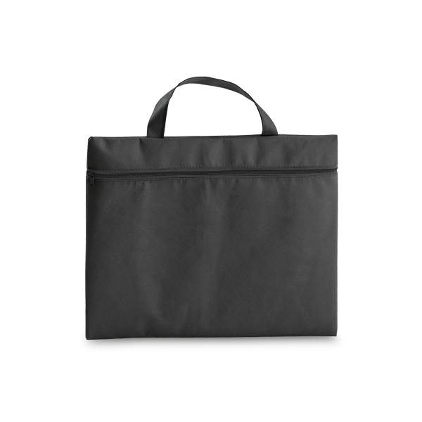 Porte-documents. Noir Noir, à personnaliser avec le logo de votre club. Porte-documents. Noir Noir