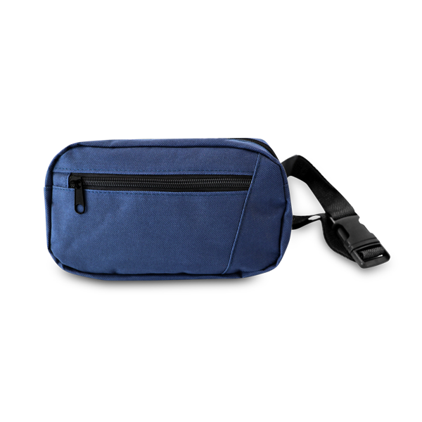 Sac banane. Bleu Bleu, à personnaliser avec le logo de votre club. Sac banane. Bleu Bleu