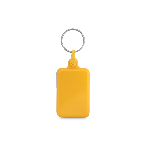 Porte-clés. Jaune Jaune, à personnaliser avec le logo de votre club. Porte-clés. Jaune Jaune