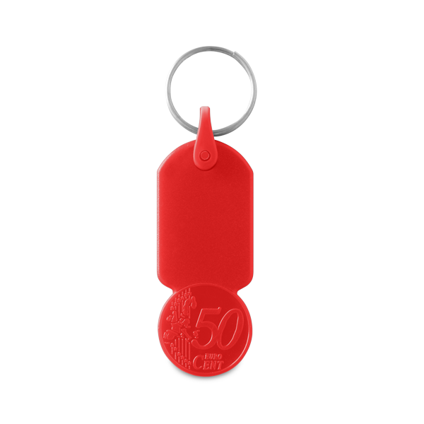 Porte-clés. Rouge Rouge, à personnaliser avec le logo de votre club. Porte-clés. Rouge Rouge
