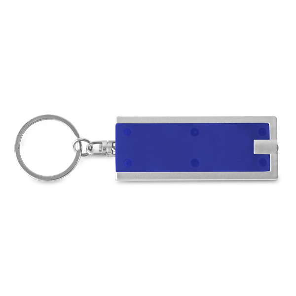 Porte-clés. Bleu Bleu, à personnaliser avec le logo de votre club. Porte-clés. Bleu Bleu