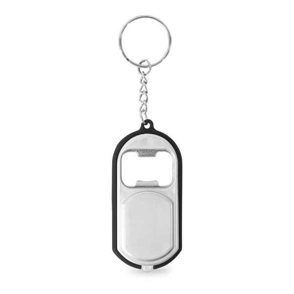 Porte-clés. Noir Noir, à personnaliser avec le logo de votre club. Porte-clés. Noir Noir