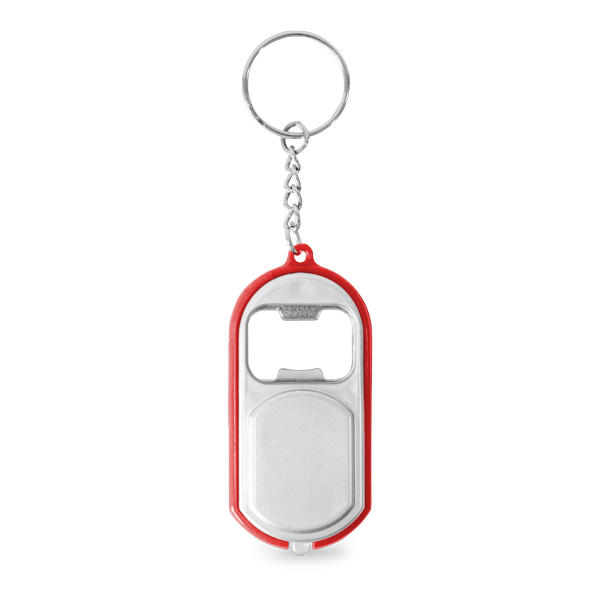 Porte-clés. Rouge Rouge, à personnaliser avec le logo de votre club. Porte-clés. Rouge Rouge