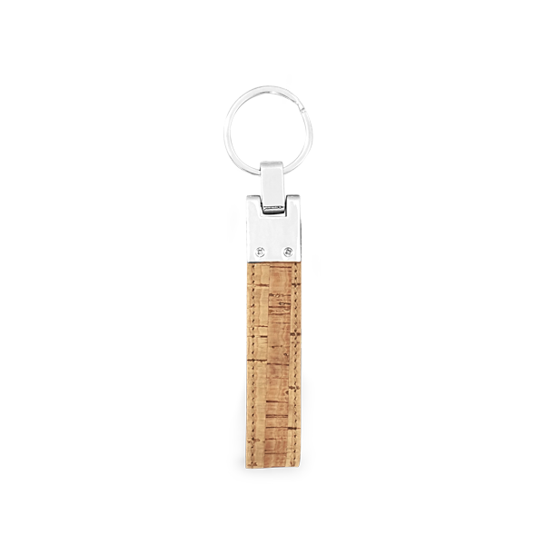 Porte-clés. Naturel Beige, à personnaliser avec le logo de votre club. Porte-clés. Naturel Beige