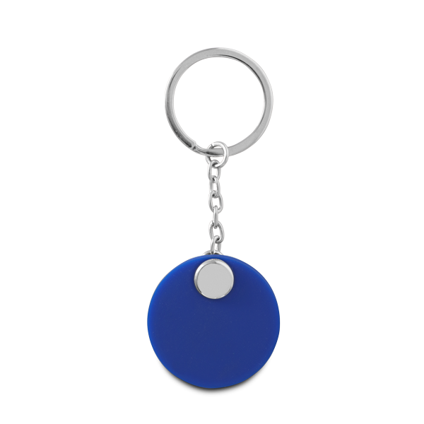 Porte-clés. Bleu royal Bleu, à personnaliser avec le logo de votre club. Porte-clés. Bleu royal Bleu