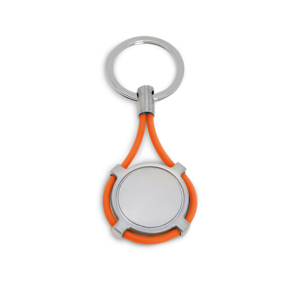 Porte-clés. Orange Orange, à personnaliser avec le logo de votre club. Porte-clés. Orange Orange