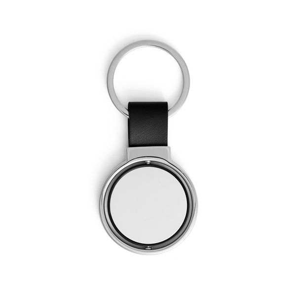 Porte-clés. Noir Noir, à personnaliser avec le logo de votre club. Porte-clés. Noir Noir