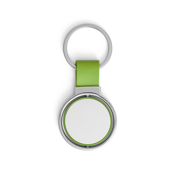 Porte-clés. Vert clair Vert, à personnaliser avec le logo de votre club. Porte-clés. Vert clair Vert