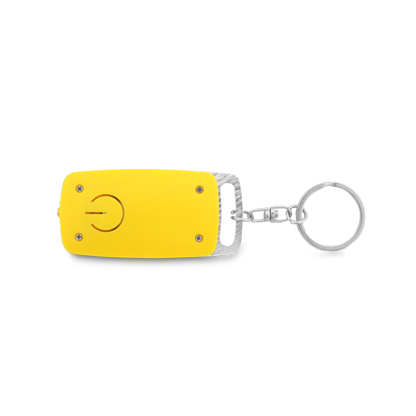 Porte-clés. Jaune Jaune, à personnaliser avec le logo de votre club. Porte-clés. Jaune Jaune