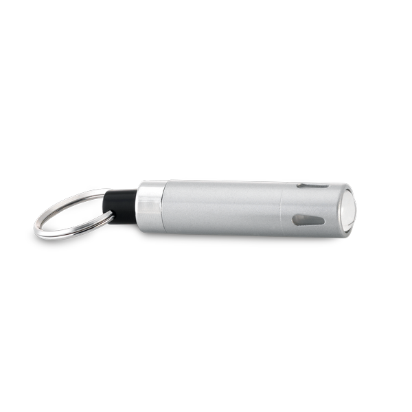 Porte-clés. Argenté satiné Argent, à personnaliser avec le logo de votre club. Porte-clés. Argenté satiné Argent