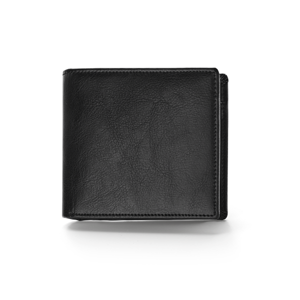 Portefeuille. Noir Noir, à personnaliser avec le logo de votre club. Portefeuille. Noir Noir