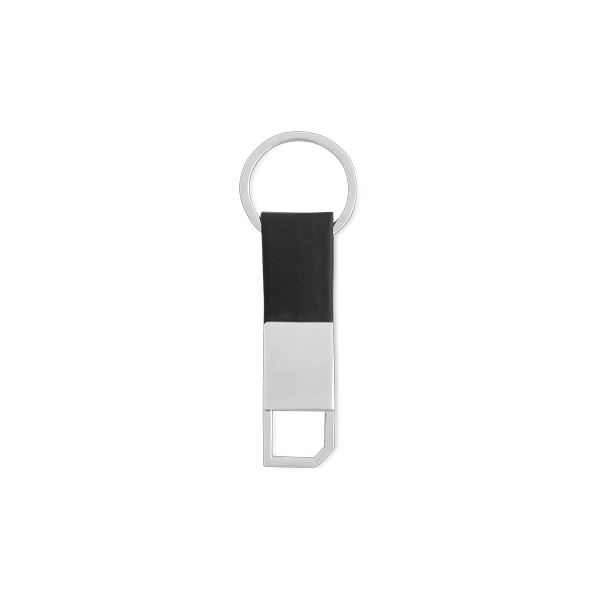 Porte-clés. Noir Noir, à personnaliser avec le logo de votre club. Porte-clés. Noir Noir