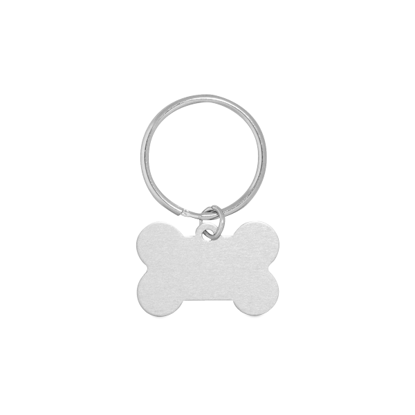 Porte-clés. Argenté satiné Argent, à personnaliser avec le logo de votre club. Porte-clés. Argenté satiné Argent