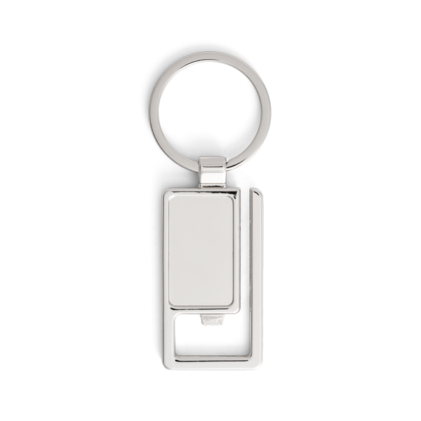 Porte-clés. Argenté Argent, à personnaliser avec le logo de votre club. Porte-clés. Argenté Argent