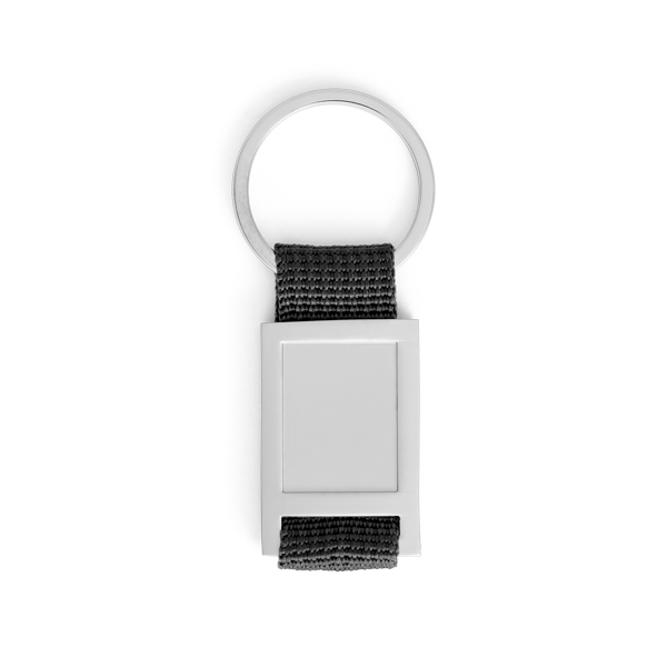 Porte-clés. Noir Noir, à personnaliser avec le logo de votre club. Porte-clés. Noir Noir