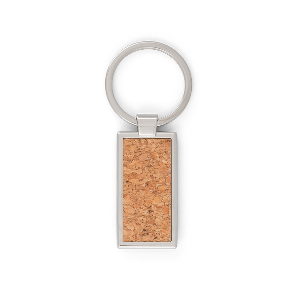 Porte-clés. Naturel Beige, à personnaliser avec le logo de votre club. Porte-clés. Naturel Beige