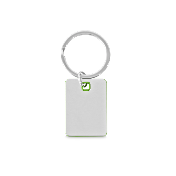 Porte-clés. Vert clair Vert, à personnaliser avec le logo de votre club. Porte-clés. Vert clair Vert