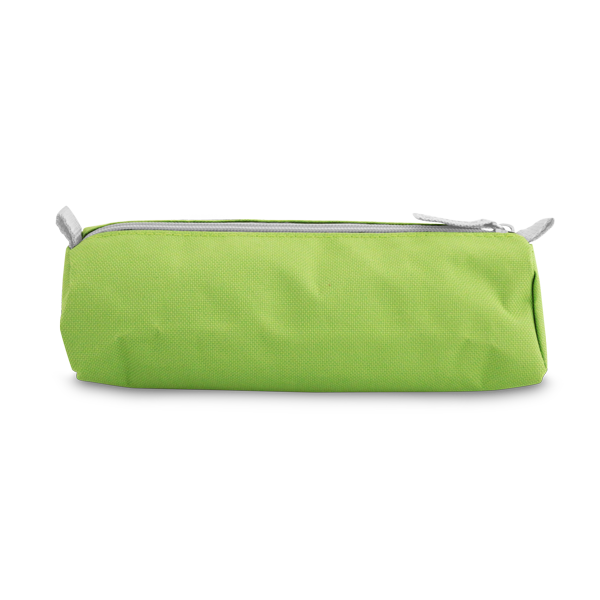Trousse à crayons. Vert clair Vert, à personnaliser avec le logo de votre club. Trousse à crayons. Vert clair Vert