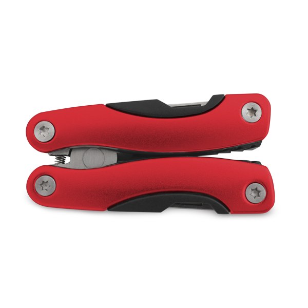Pince multifonctions. Rouge Rouge, à personnaliser avec le logo de votre club. Pince multifonctions. Rouge Rouge