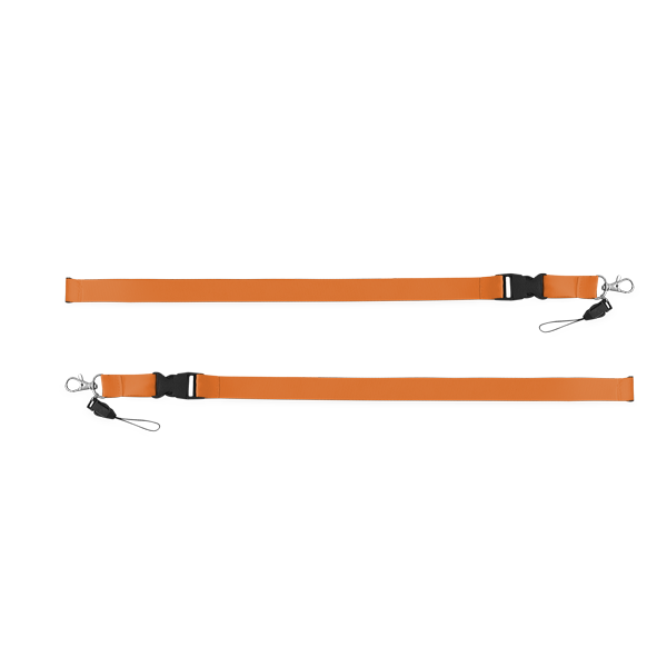 Lanyard. Orange Orange, à personnaliser avec le logo de votre club. Lanyard. Orange Orange