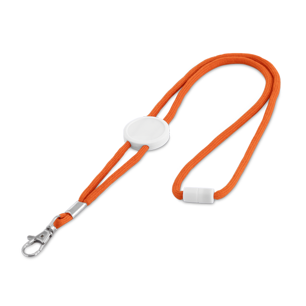 Lanyard. Orange Orange, à personnaliser avec le logo de votre club. Lanyard. Orange Orange