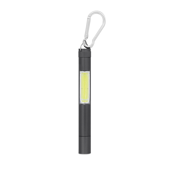 Lampe de poche. Noir Noir, à personnaliser avec le logo de votre club. Lampe de poche. Noir Noir