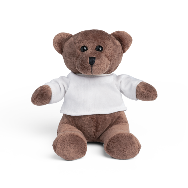 Peluche. Blanc Blanc, à personnaliser avec le logo de votre club. Peluche. Blanc Blanc