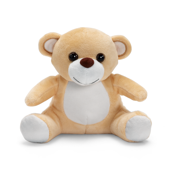 Peluche. Brun clair Marron, à personnaliser avec le logo de votre club. Peluche. Brun clair Marron