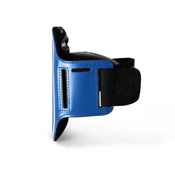 Brassard pour smartphone. Bleu royal Bleu, à personnaliser avec le logo de votre club. Brassard pour smartphone. Bleu royal Bleu