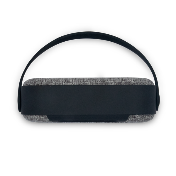 Enceinte avec micro. Gris matte Gris, à personnaliser avec le logo de votre club. Enceinte avec micro. Gris matte Gris