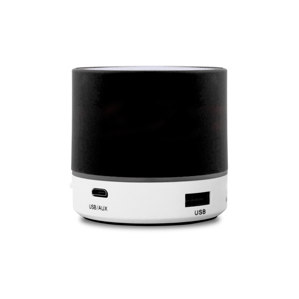 Enceinte avec micro. Noir Noir, à personnaliser avec le logo de votre club. Enceinte avec micro. Noir Noir