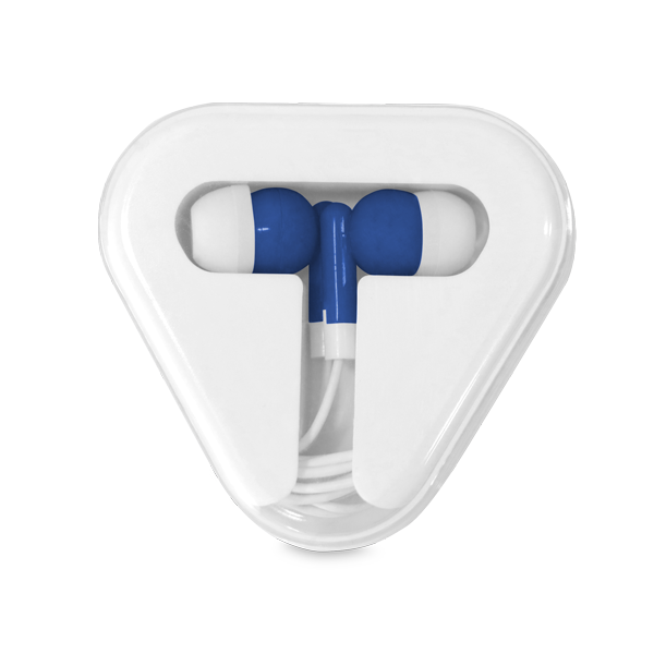 Écouteurs. Bleu Bleu, à personnaliser avec le logo de votre club. Écouteurs. Bleu Bleu